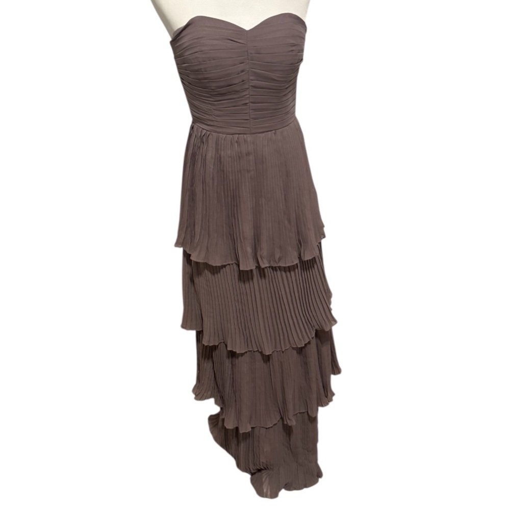 Elegant Lavender Tiered Maxi Dress